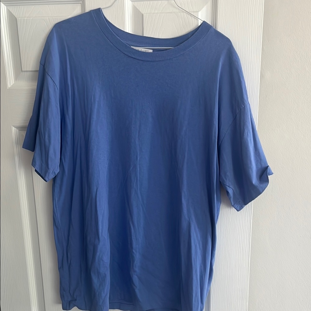John Elliott Short Sleeve Tee in Periwinkle Blue